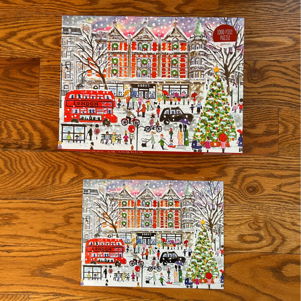 Christmas in London 1,000 piece Puzzle - Picture 3 of 6
